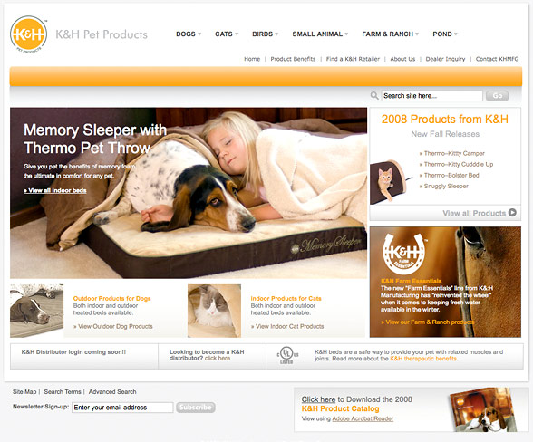 K&H Pet Products Website